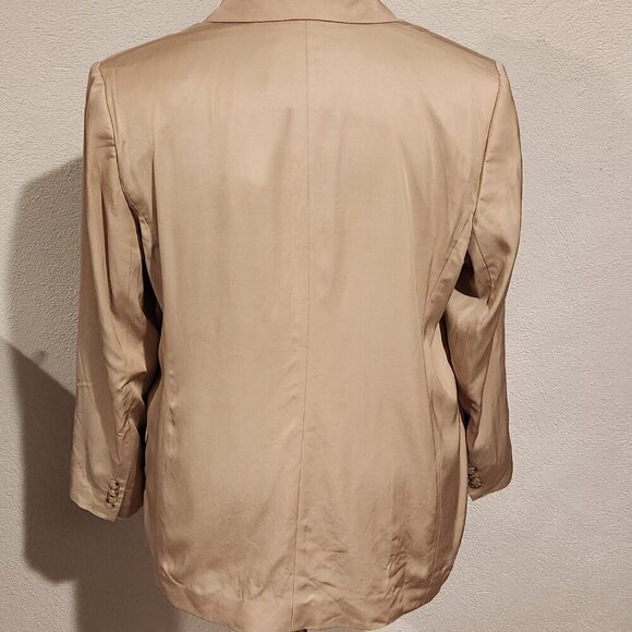 Lauren by Ralph Lauren Black Label Tan Blazer NWT - Picture 2 of 8